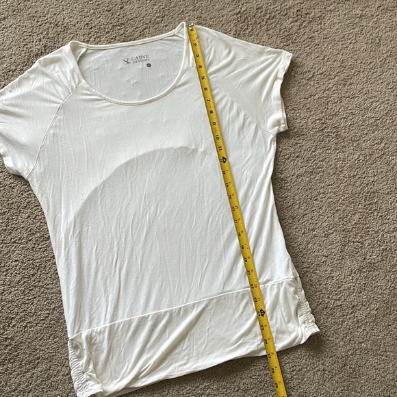 Carve Designs Scoop Neck White T-Shirt L Basic Minimalist Closet Staple Capsule - Picture 10 of 12